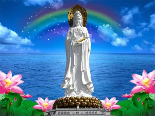 观世音菩萨成道日,礼拜普陀山南海观音