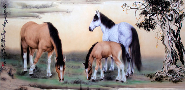 第三世多杰羌佛工巧明展显之中国画