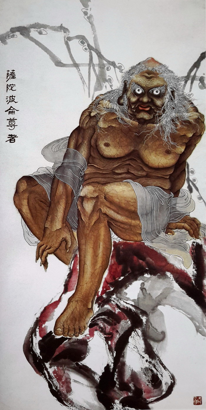 第三世多杰羌佛工巧明展显之中国画