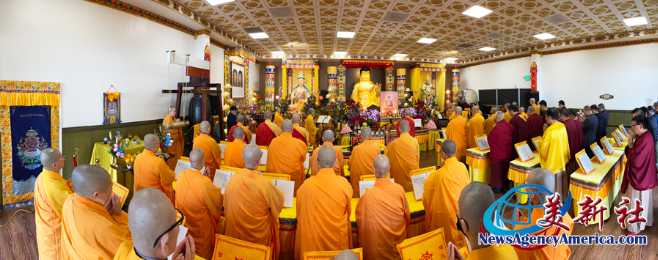 圣蹟寺恭迎南无阿弥陀佛佛诞 梵唄声声祈愿世界和平