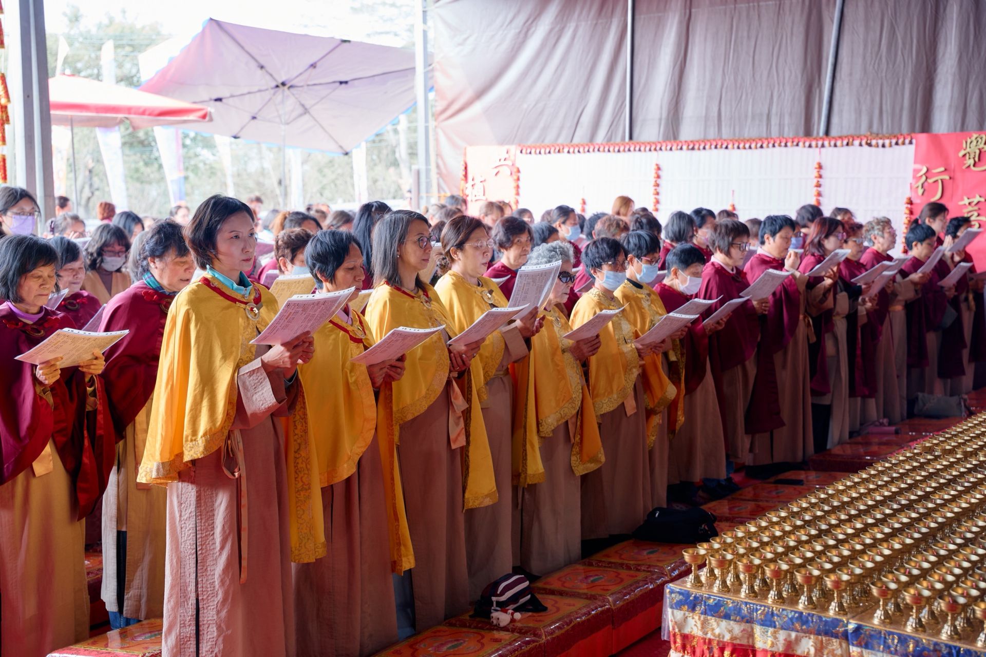 迎新春! 万灯供佛觉行圆满 初六觉行寺庆动工祈福
