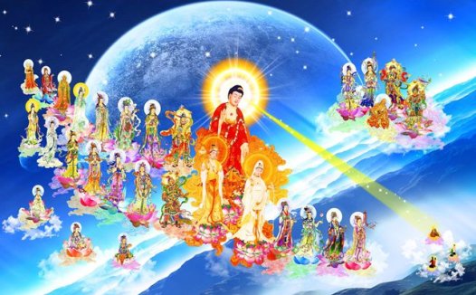 南无羌佛的仁波且弟子西方人之亲属去到极乐世界