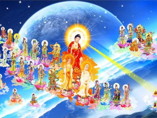 南无羌佛的仁波且弟子西方人之亲属去到极乐世界